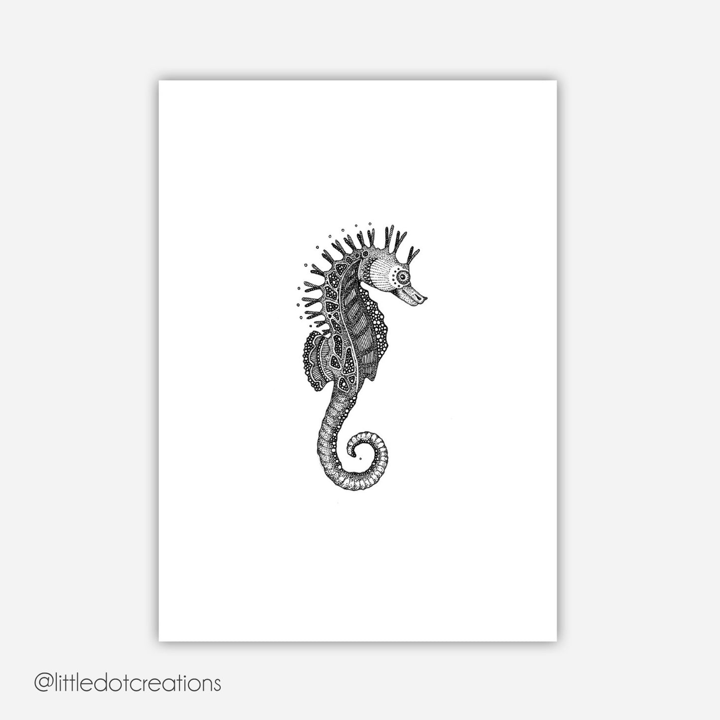 A6 Print - Seahorse