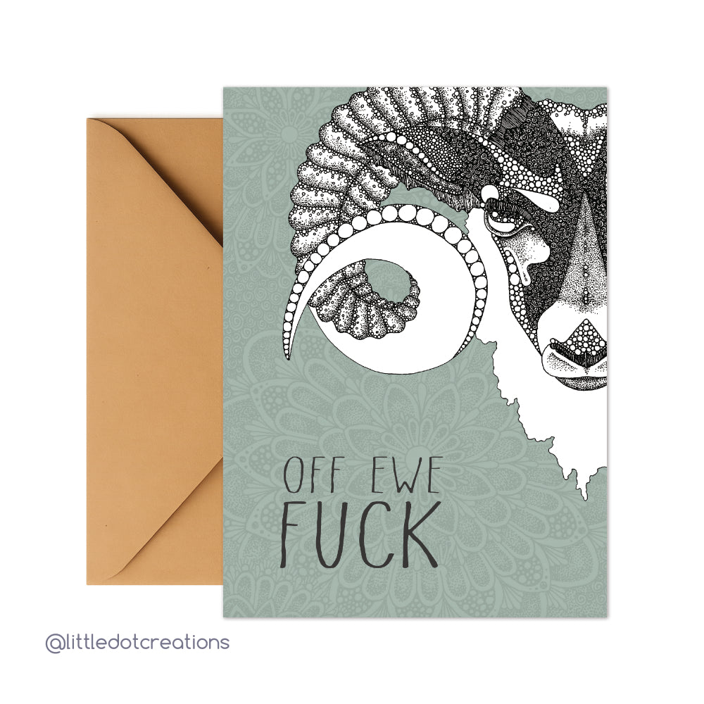 Greeting Card - Off Ewe Fuck