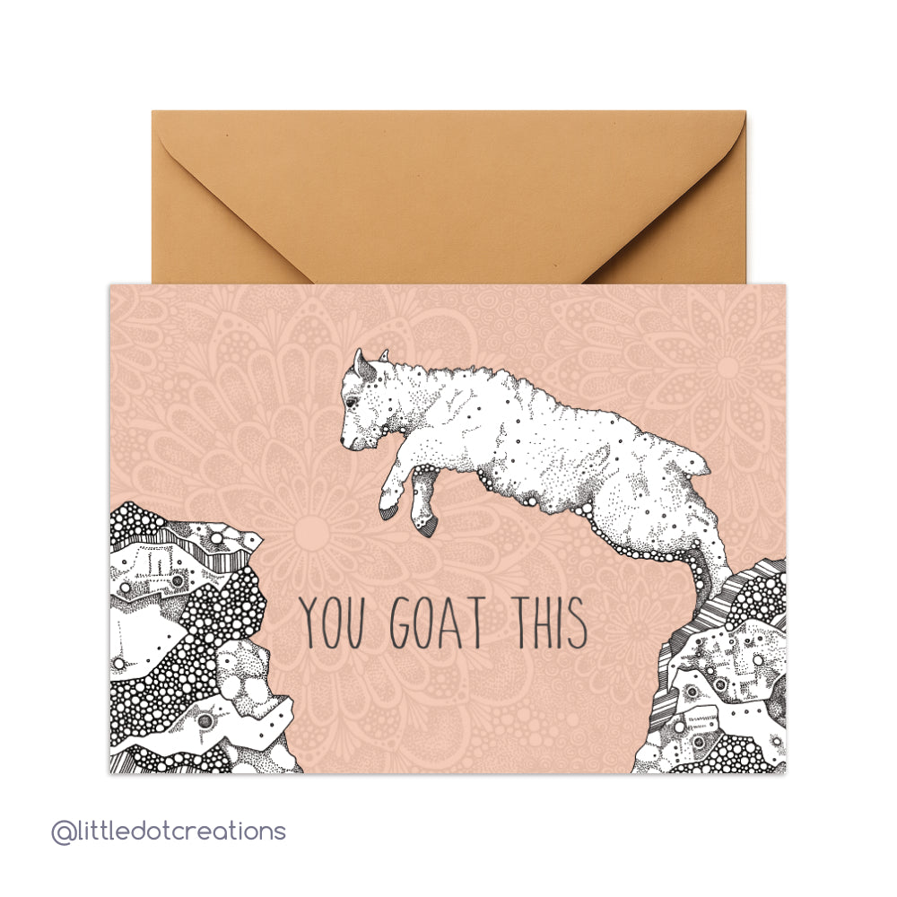 Greeting Card - You Goat This