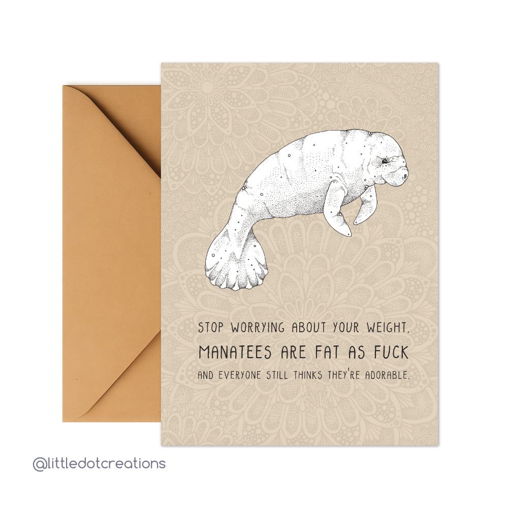 Greeting Card - Stop Worrying About Your Weight