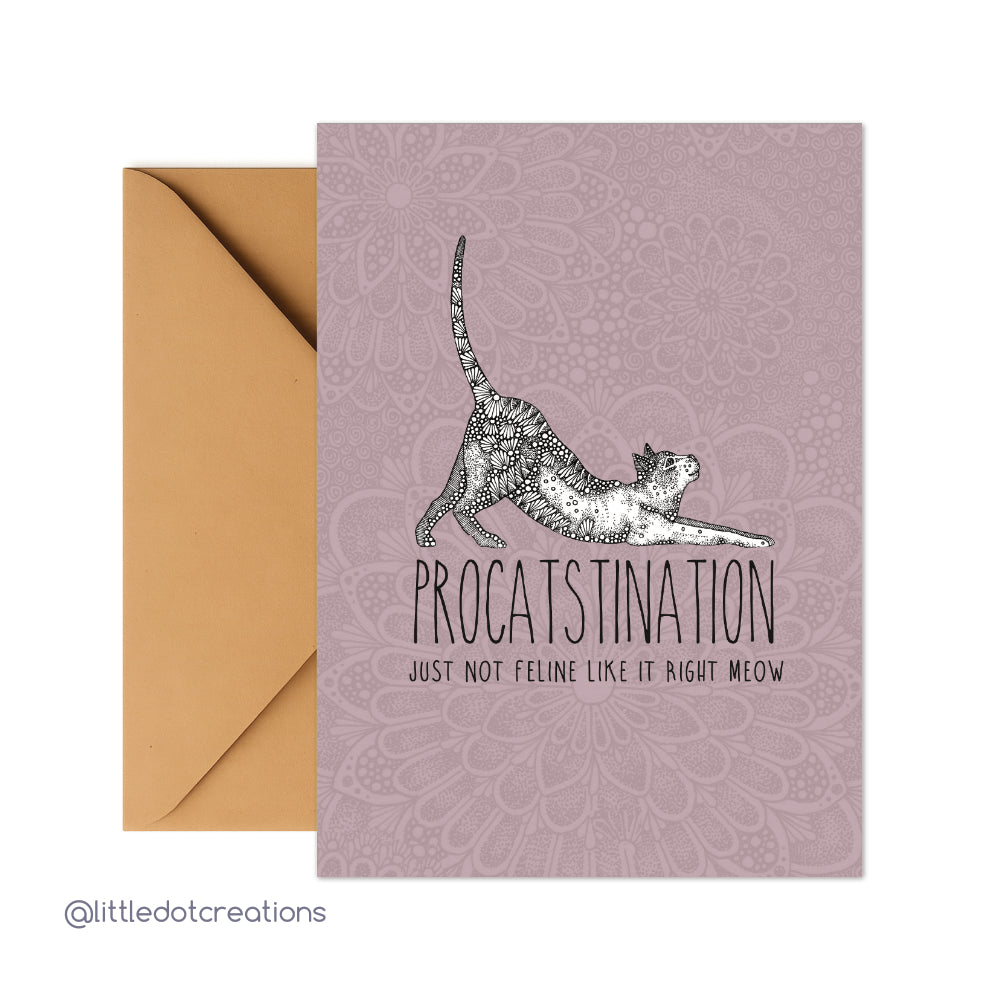 Greeting Card - Procatstination