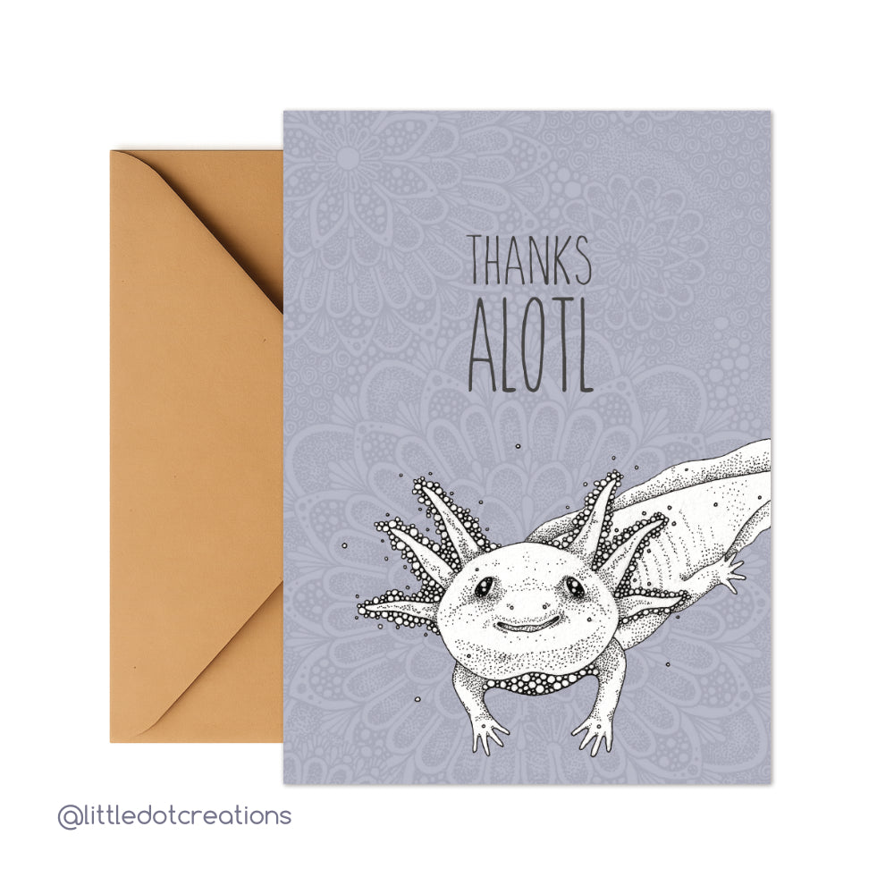Greeting Card - Thanks Alotl