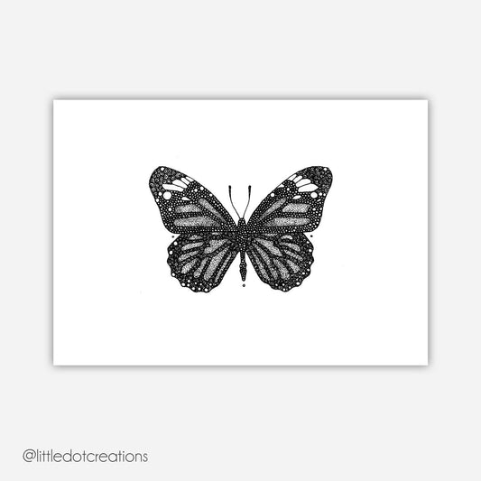 A6 Print - Monarch Butterfly