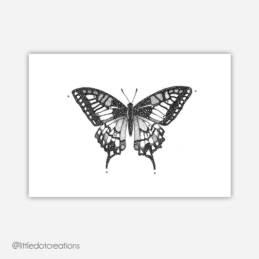 A6 Print - Swallowtail Butterfly