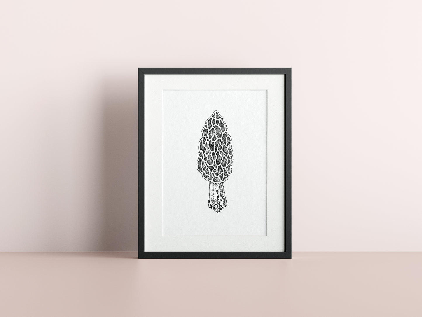 A6 Print - Morel Mushroom