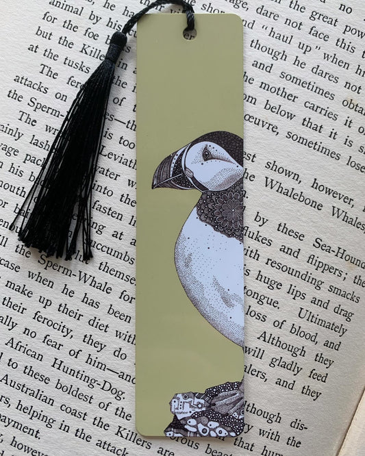 Art Bookmark - Puffin