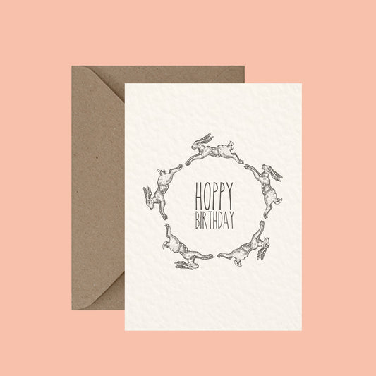 Hoppy Birthday - Pun Greeting Card