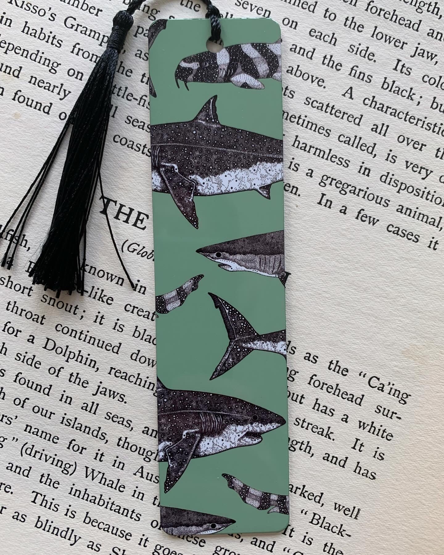 Art Bookmark - Sharks