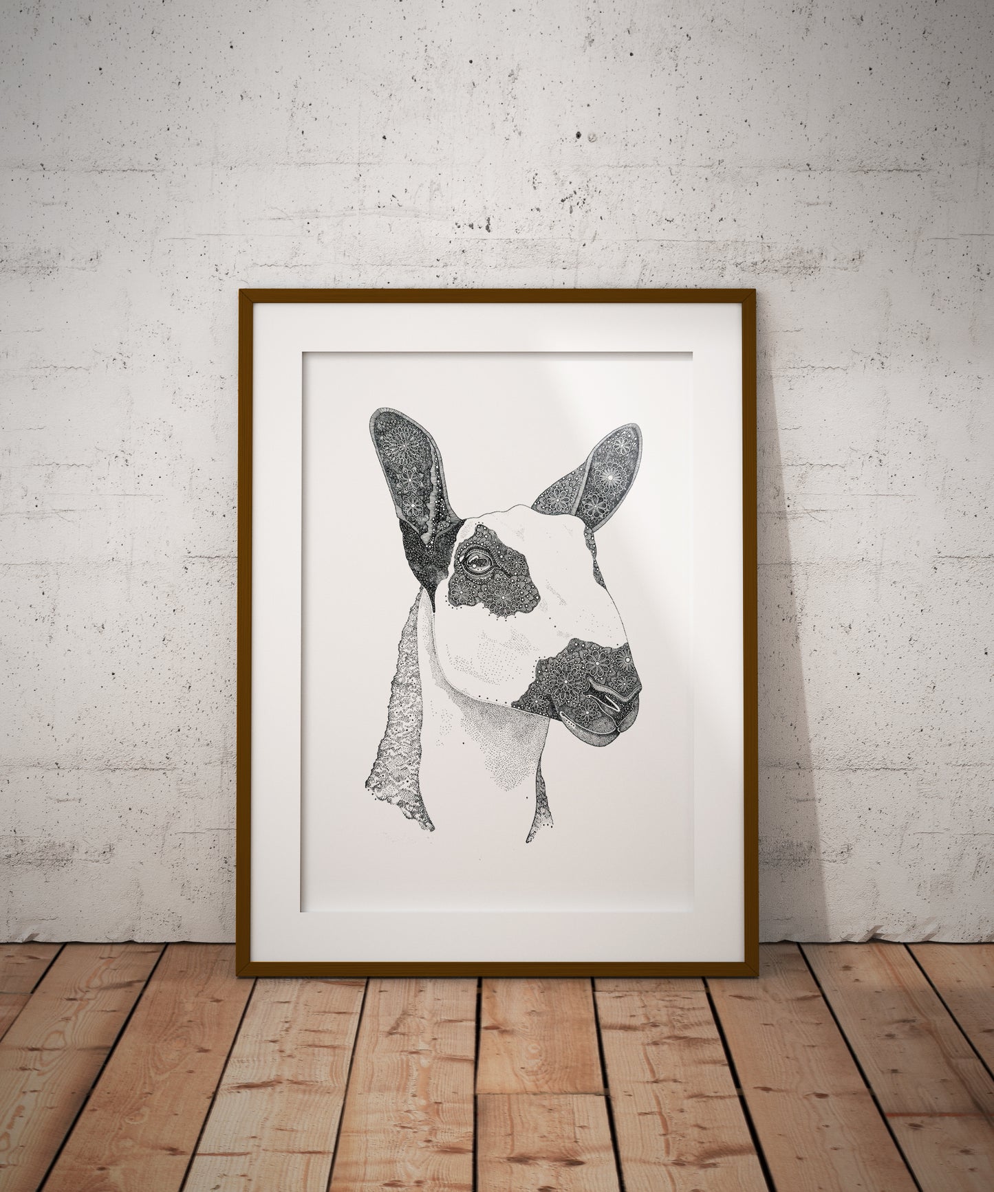 A3 Print - Bluefaced Leicester Sheep
