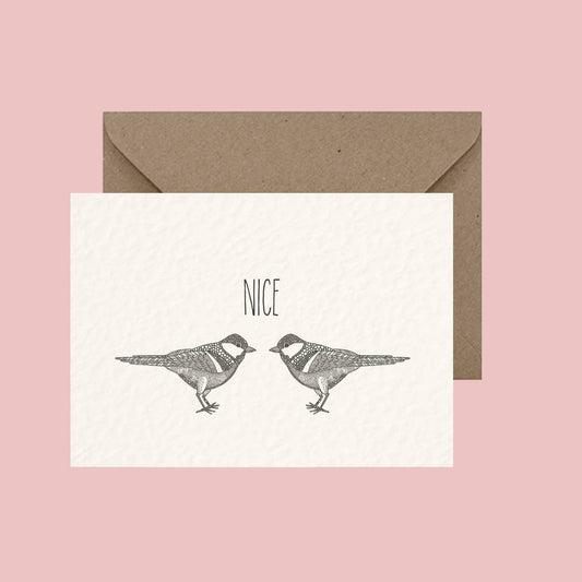 Nice Tits - Pun Greeting Card