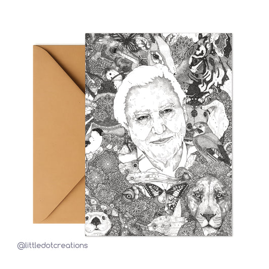 Greeting Card - David Attenborough
