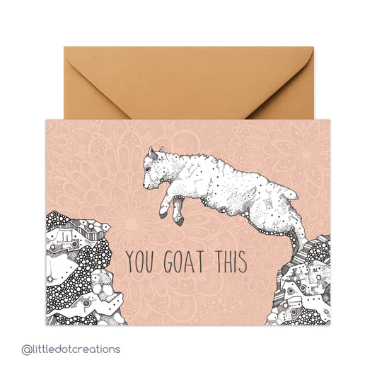 Greeting Card - You Goat This