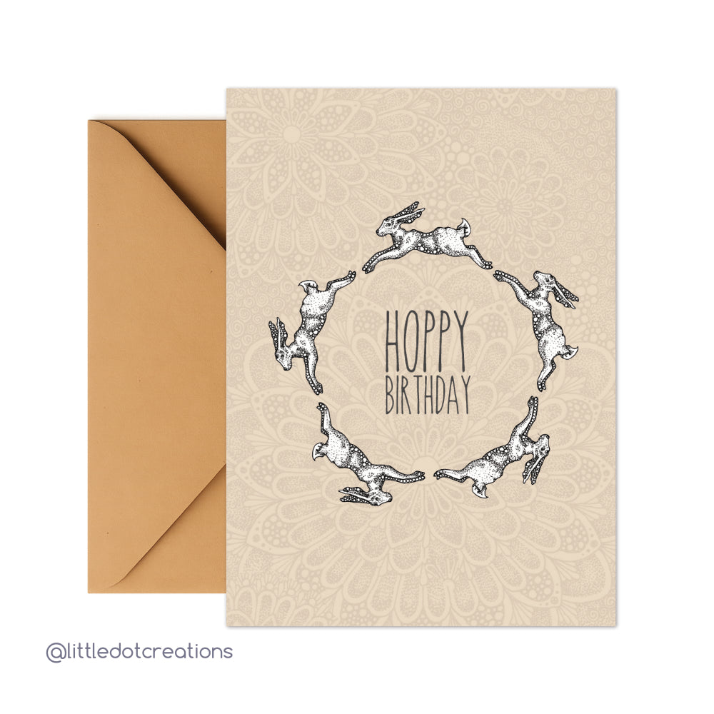 Greeting Card - Hoppy Birthday