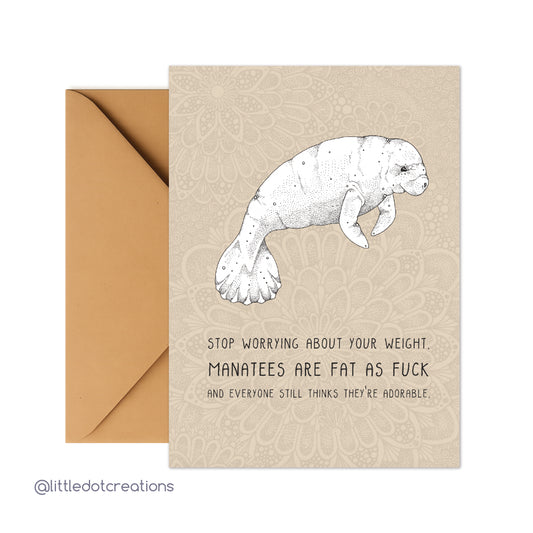 Greeting Card - Stop Worrying About Your Weight