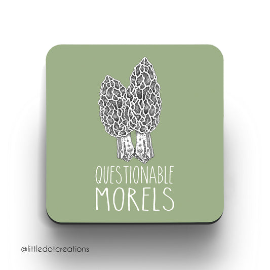 Coaster - Questionable Morels