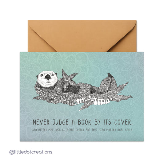 Greeting Card - Never Judge A Book