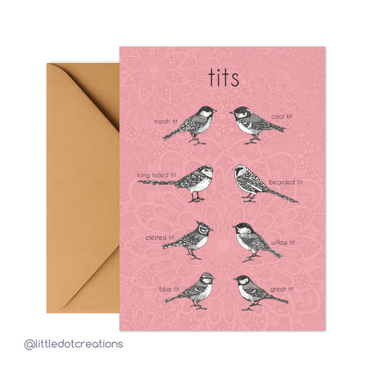 Greeting Card - Tits
